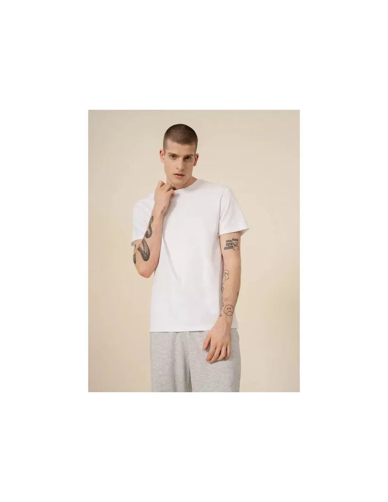 Outhorn Ανδρικό T-shirt Λευκό Μονόχρωμο HSS23-TTSHM447-10S