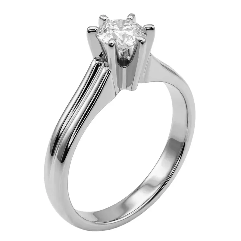 Λευκόχρυσο δαχτυλίδι Κ14 με Topaz πέτρα 025764 025764 Χρυσός 14 Καράτια