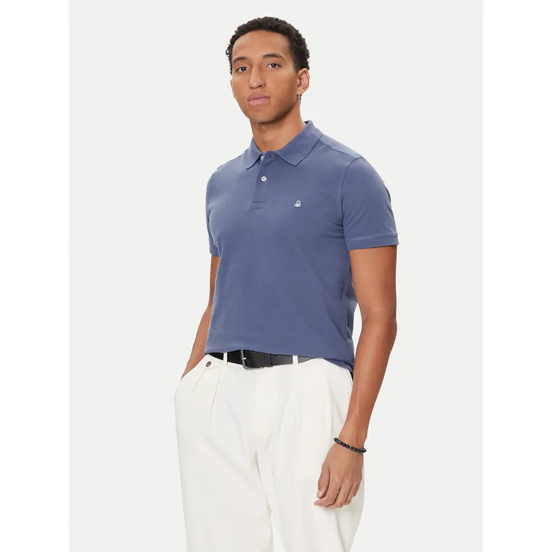 United Colors Of Benetton Polo 3089J3179 Σκούρο μπλε Regular Fit