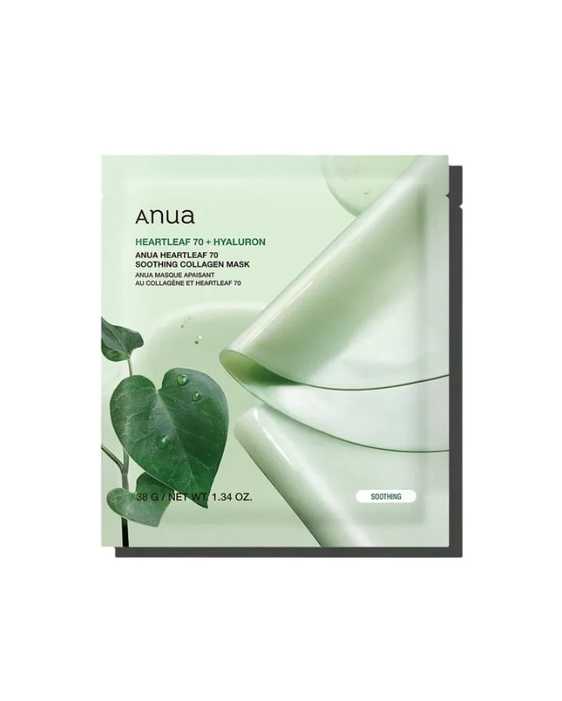 Anua - Heartleaf 70 Soothing Collagen Mask - Καταπραϋντική gel ολονύκτια μάσκα