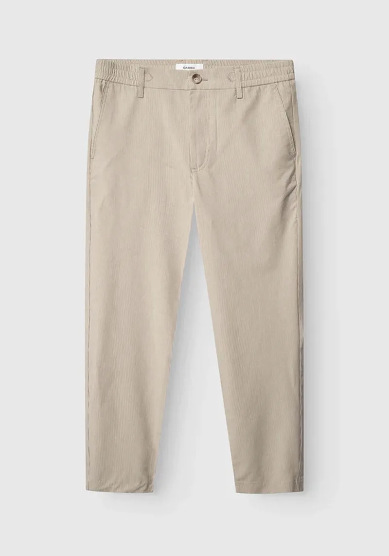 GABBA Chino Παντελόνι της σειράς Monza -11571 0730 Khaki