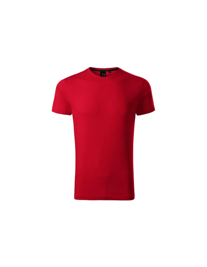 Malfini Ανδρικό Διαφημιστικό T-shirt Κοντομάνικο σε Κόκκινο Χρώμα MLI-15371