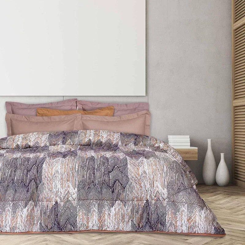 ΠΑΠΛΩΜΑ ΥΠΕΡΔΙΠΛΟ DAS HOME MICROFIBRE HAPPY 9607 ΜΠΛΕ ΣΟΜΟΝ 220Χ240CM