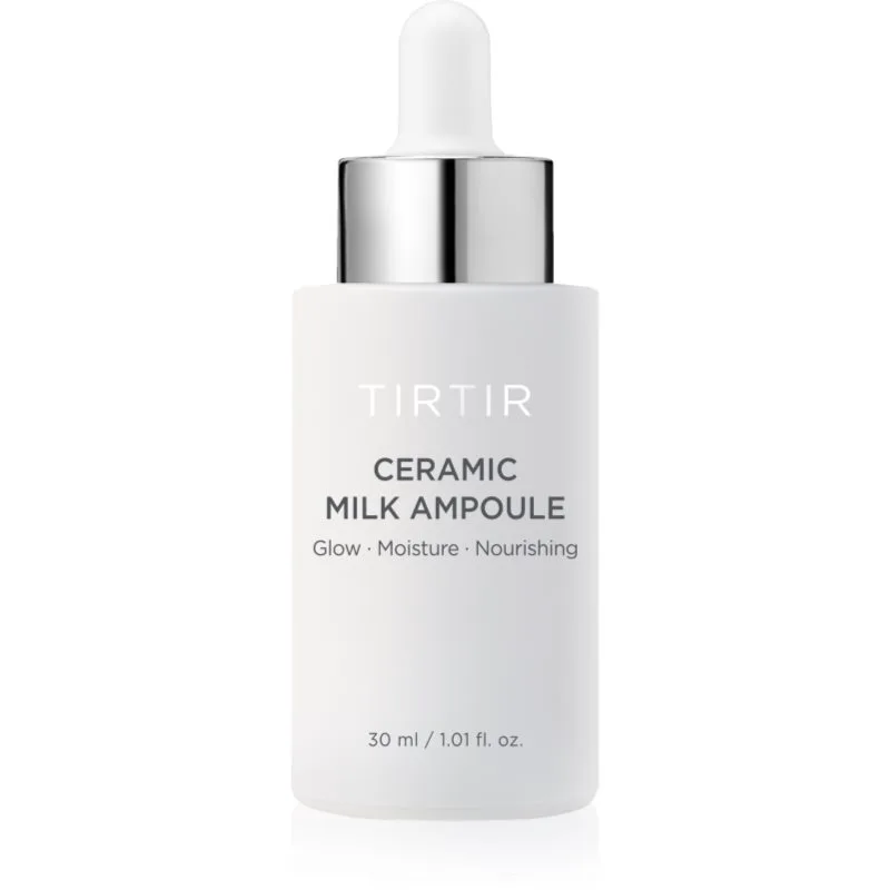 TIRTIR Ceramic Milk Ampoule ενυδατικός ορός προσώπου για λαμπρή επιδερμίδα 30 ml