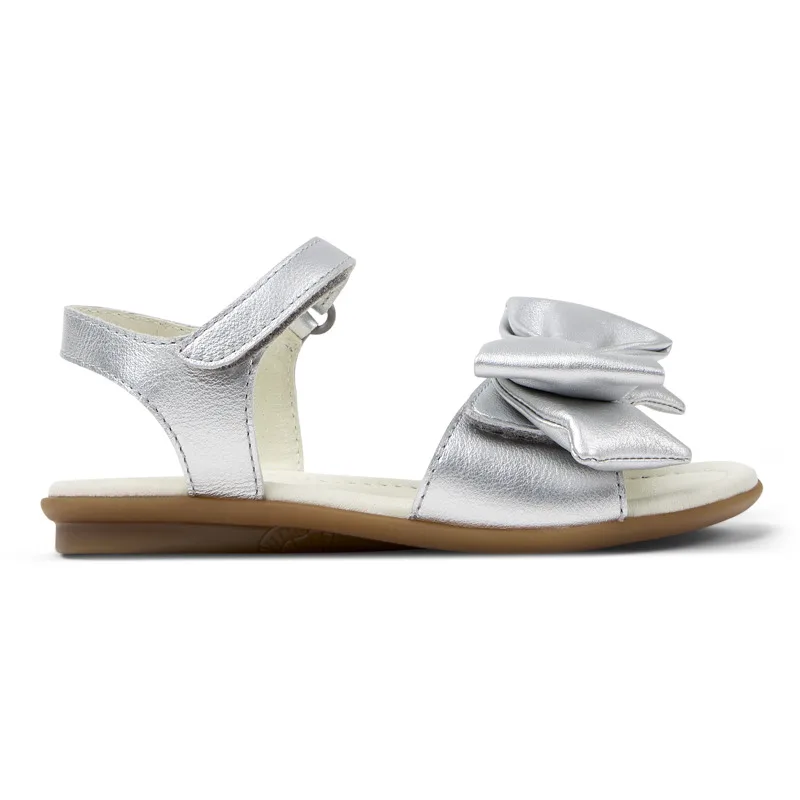 CAMPER Right - Πέδιλα Για Κορίτσια - Γκρι, Μέγεθος 35, Smooth leather