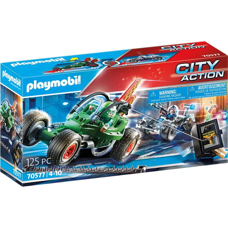 Playmobil City Action - Αστυνομική Καταδίωξη Go-Kart (70577)