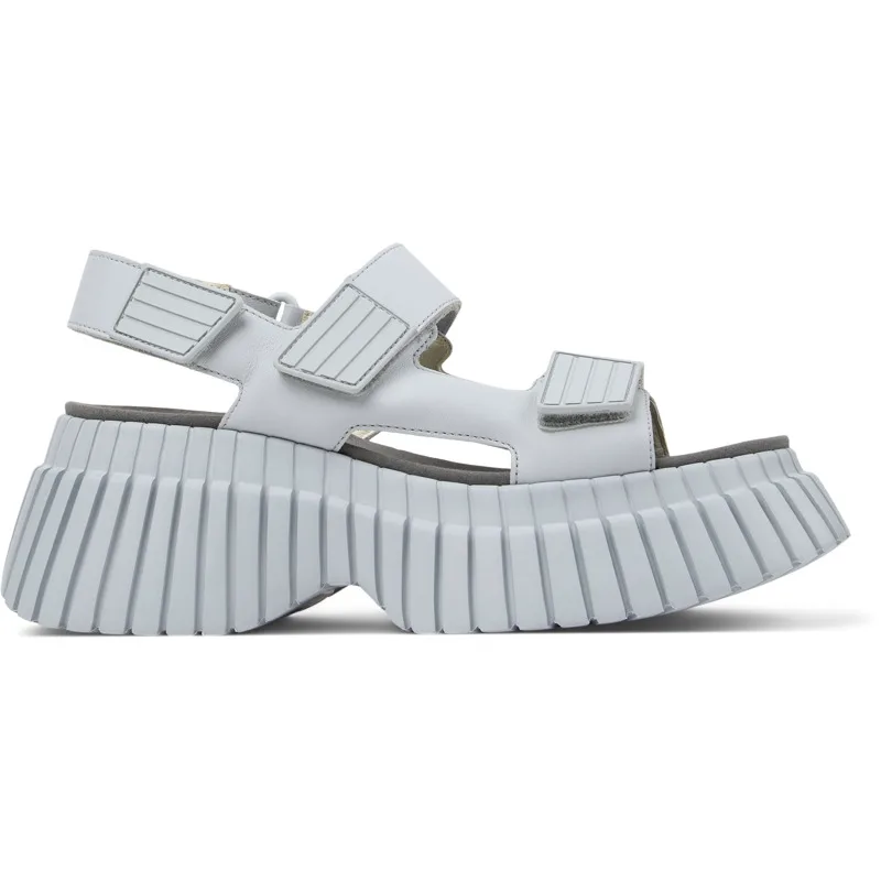 CAMPER BCN - Πέδιλα Για Γυναικεία - Γκρι, Μέγεθος 40, Smooth leather