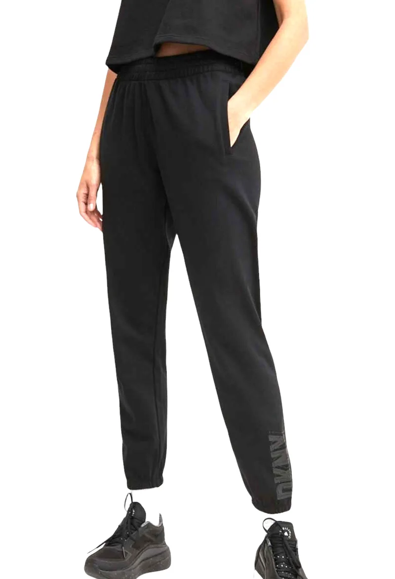 Παντελόνι Υφασμάτινο DKNY Αθλητικό Με Logo DP4P3394-BLK-BLACK Γυναικείο
