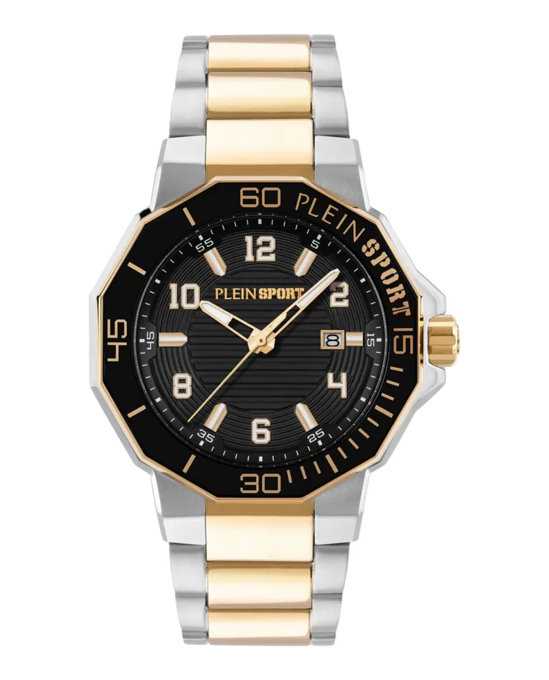 PLEIN SPORT Titan - PSUGA0626, Silver & Black case with Stainless Steel Bracelet