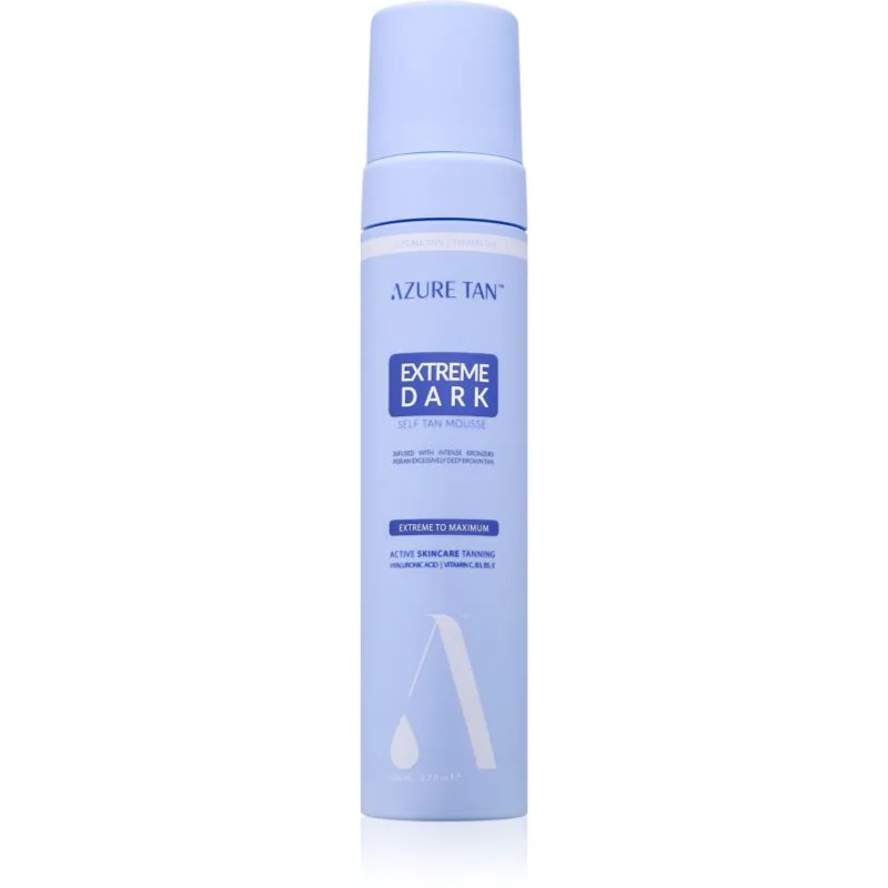 Azure Tan Extreme Dark αφρός αυτομαυρίσματος απόχρωση Extreme To Maximum 200 ml