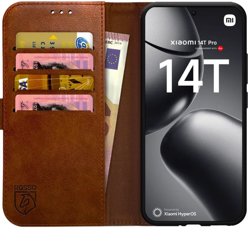 Θήκη Xiaomi 14T Pro Κόκκινο Element PU Πορτοφόλι - Brown (8719246461866)