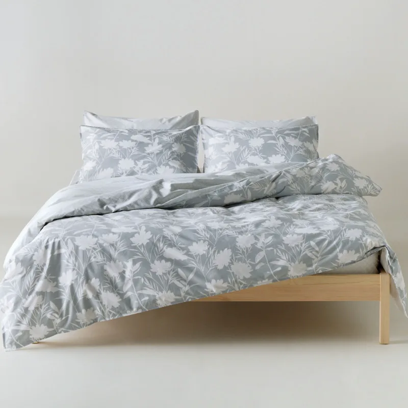Σεντόνια King Size Σετ Kentia Rosaira 22 Grey