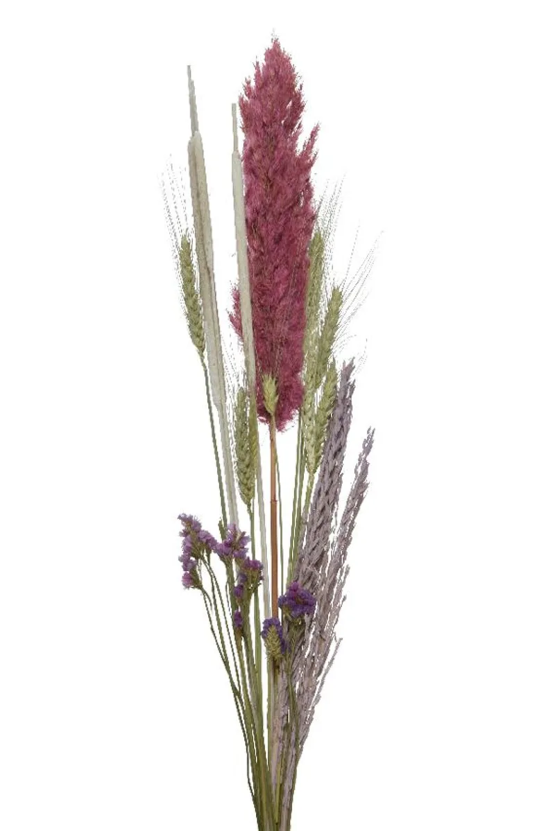 Μπουκετο Αποξηραμενο 5x12x65cm Ρόζ Kaeming