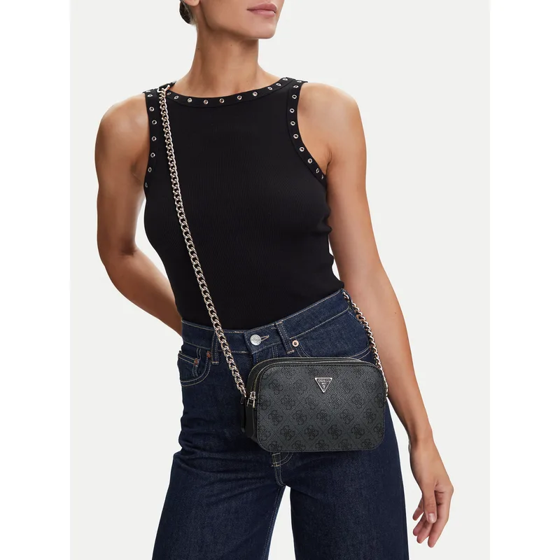 Τσάντα Guess Noelle II HWBG96 72140 Γκρι