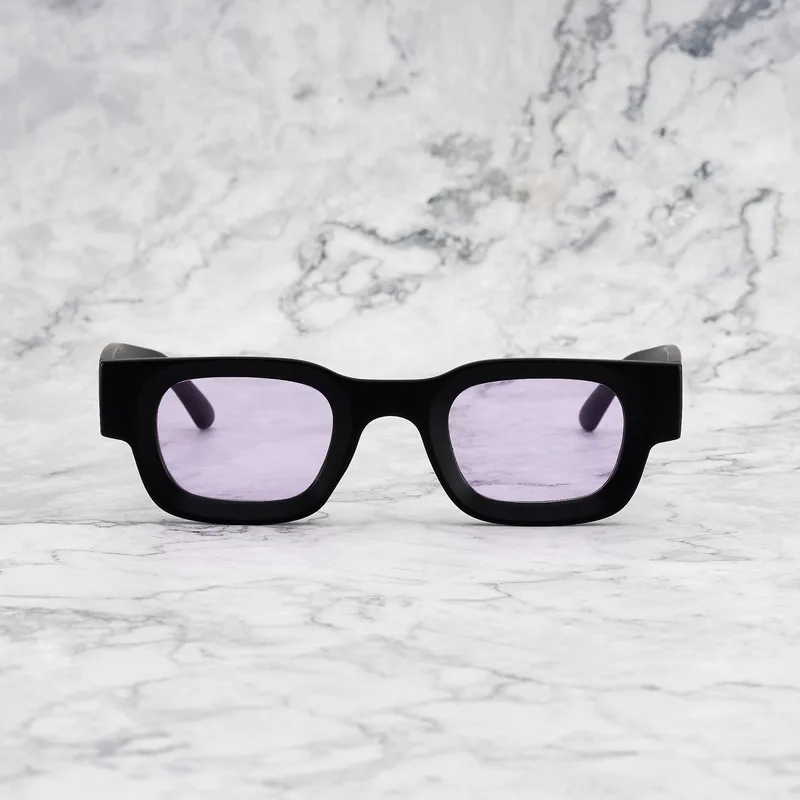 JIMMY Tinted Sunglasses | Matt Black | Purple Shades | Explicit Poets Sunglasses