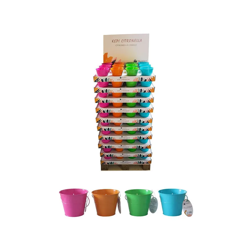 Estia Κερί Σιτρονελας Σε Μεταλλικό Δοχείο 180Gr Assorted