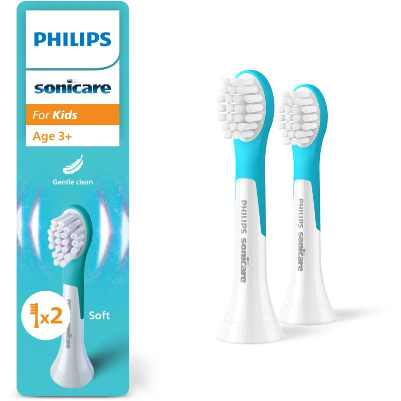 Philips Sonicare For Kids Mini 3+ HX6032/90 ανταλλακτική κεφαλή για οδοντόβουρτσα για παιδιά 2 τμχ