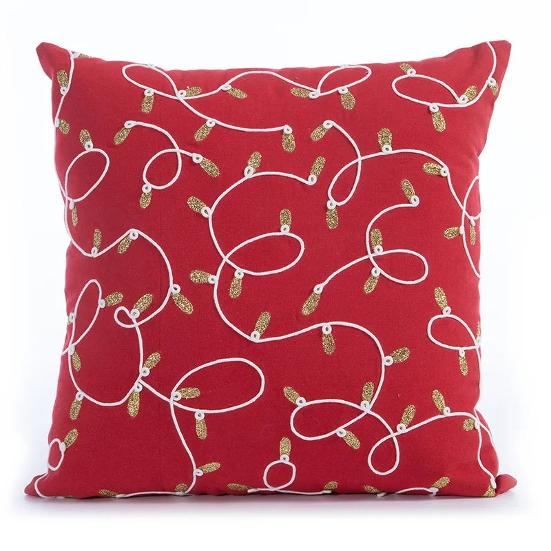 Διακοσμητικό Μαξιλάρι 45X45 Nef Nef Elegant Christmas Red (45x45)