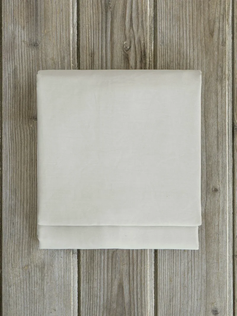 Παπλωματοθήκη Υπέρδιπλη Nima Superior Satin Fog Μπεζ 220x240