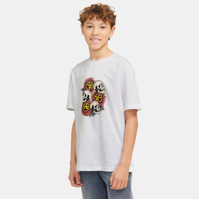 Jack & Jones Skull Παιδικό T-Shirt (9000219419_1726)