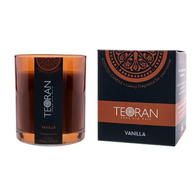 Αρωματικο κερί Teoran Vanilla στρόγγυλο 130γρ
