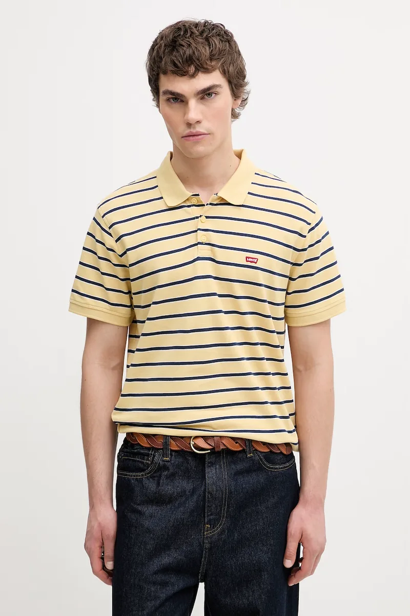 Levi's πόλο ανδρικό βαμβακερό LEVIS HM