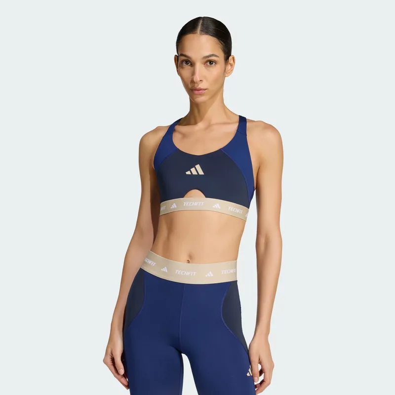 adidas W Techfit Workout Color Block Medium Bra (9000284498_95874)