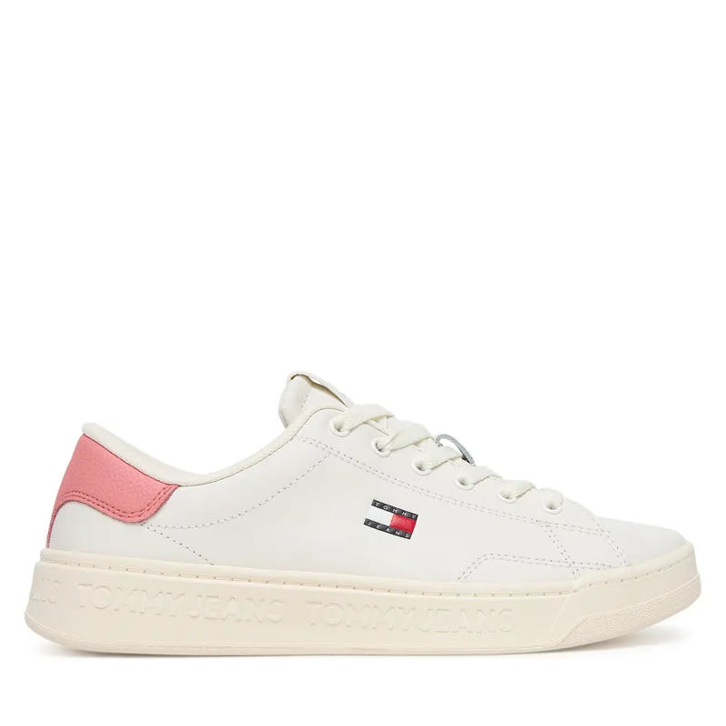 Αθλητικά Tommy Jeans Tjw Script Cupsole EN0EN02960 Λευκό