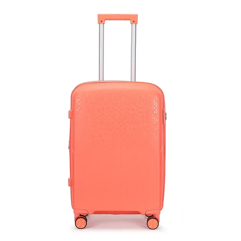 Βαλίτσα Καμπίνας Με Προέκταση AMBER (55x38x20-25cm) Peachy Red AM1017