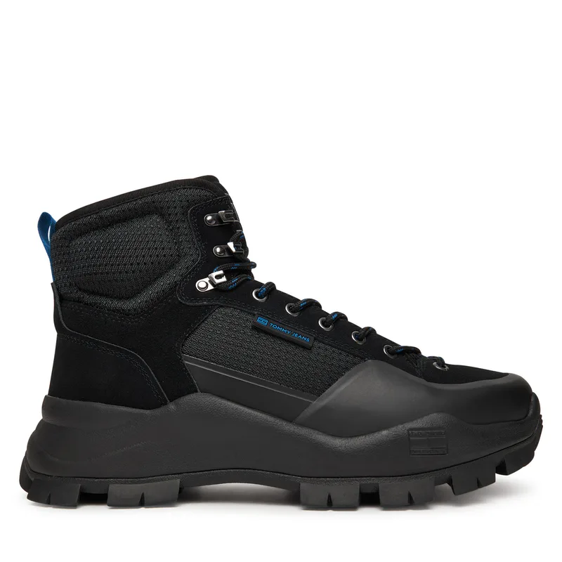 Παπούτσια πεζοπορίας Tommy Jeans Tjm Hybrid Boot EM0EM01633 Μαύρο