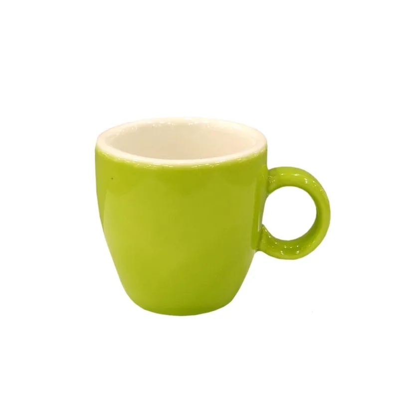 Φλυτζάνι Espresso Πορσελάνης Λαχανί Magic Art Et Lumiere 06742 (Σετ 4 Τεμάχια) (Υλικό: Πορσελάνη, Χρώμα: Λαχανί ) - Art Et Lumiere - lumiere_06742