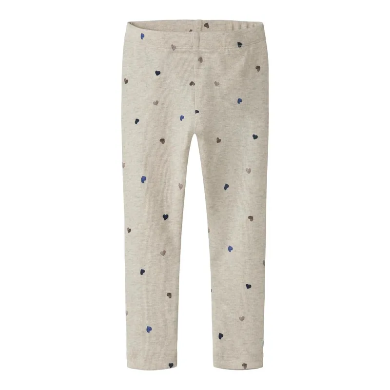 Κολάν μακό ριπ κορίτσι name it-13250533-Peyote Melange-organic cotton