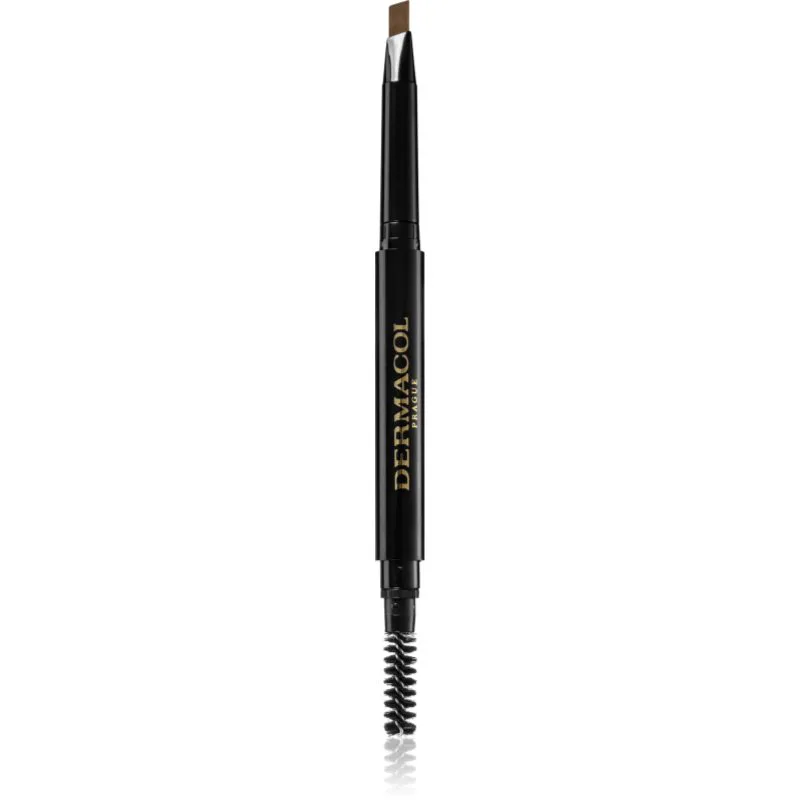 Dermacol Eyebrow Perfector αυτόματο μολύβι για τα φρύδια με βούρτσα απόχρωση 03 3 γρ