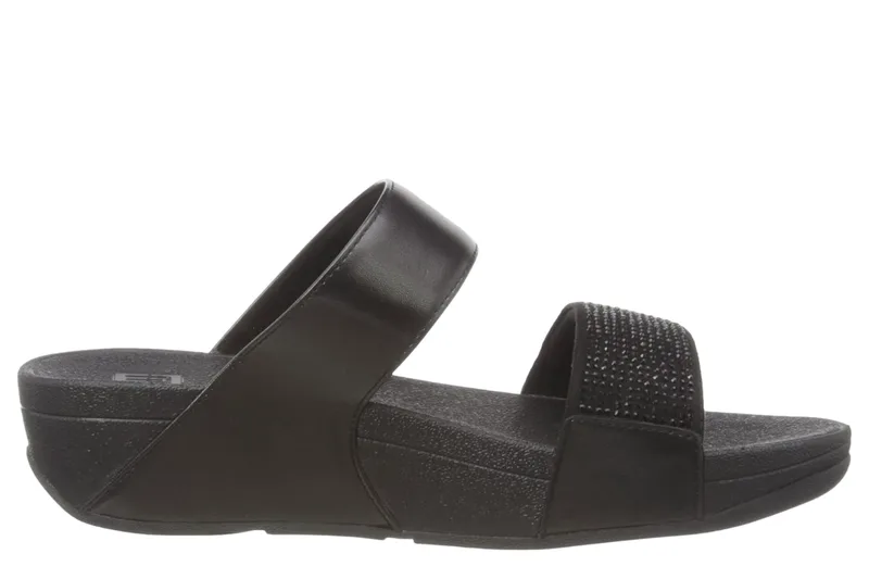 Σανδάλια Fitflop Lulu Με Στρας EC4-090-ALL BLACK Γυναικείο