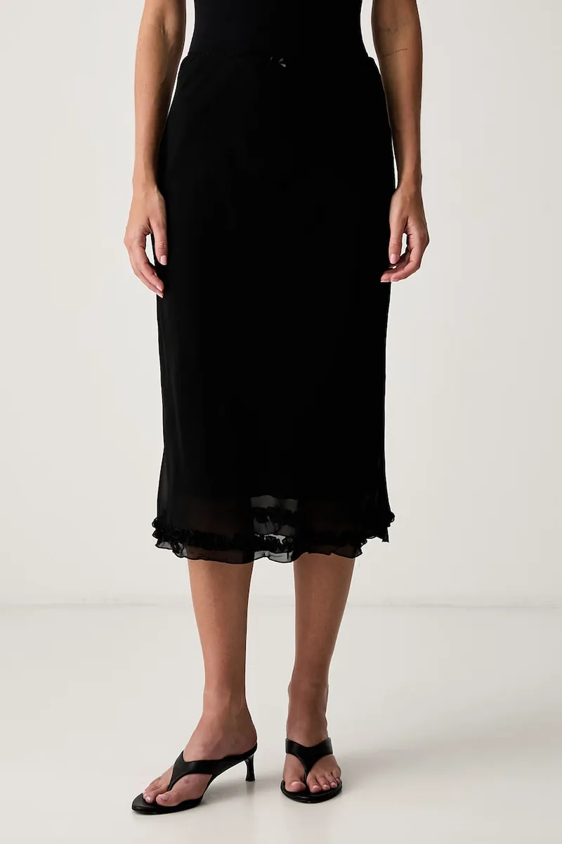 Le Privé φούστα από βισκόζη MELISSA SKIRT NOIR