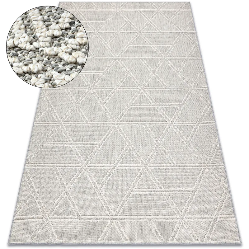 Χαλιά Rugsx Μοκέτα JERSEY 19241 γκρι - ρόμβουϠ200x290 cm