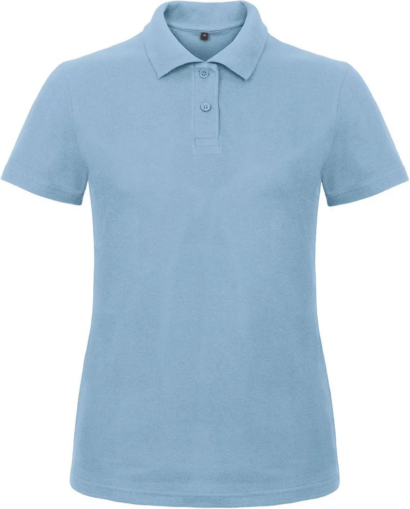 Γυναικείο Μπλουζάκι Pique Polo Shirt B & C ID.001 Women Light Blue