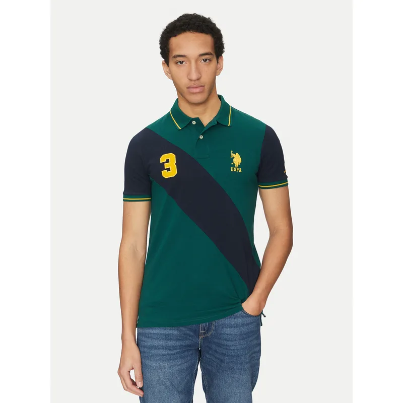 U.S. Polo Assn. Polo MUP3996 Πράσινο Regular Fit