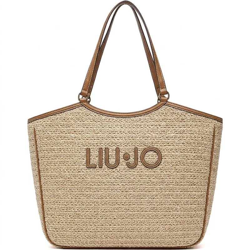 LIU JO ψάθινη τσάντα ώμου AA6208