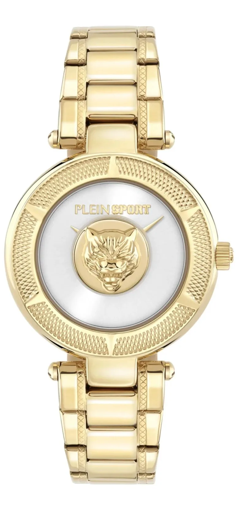 PLEIN SPORT Opium Small - PSCEA0825, Χρυσό case with Stainless Steel Bracelet