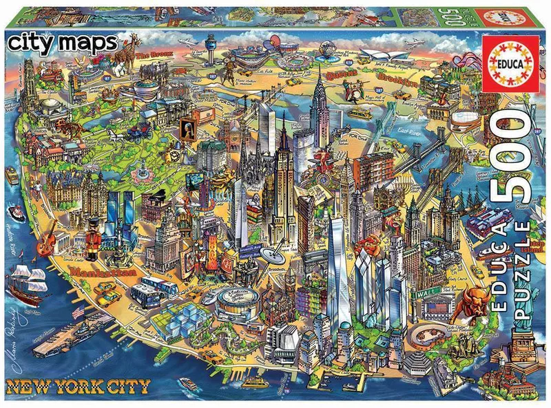 NEW YORK CITY ΜΑΡ EDUCA 500 ΚΟΜΜΑΤΙΑ