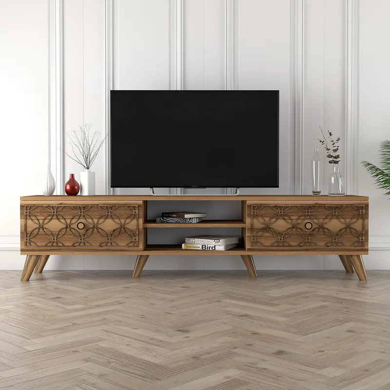 Βάση Τηλεόρασης Class - Walnut 845Hct3006 (180x44x35)