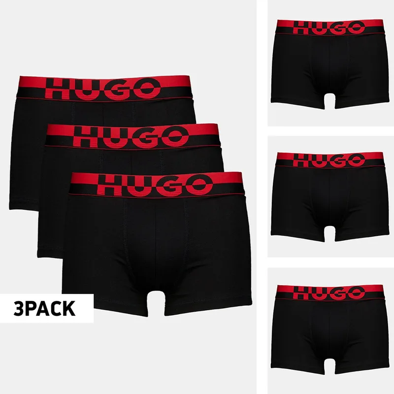 Hugo Low Rise 3-Pack Ανδρικά Μποξεράκια (9000242987_1469)