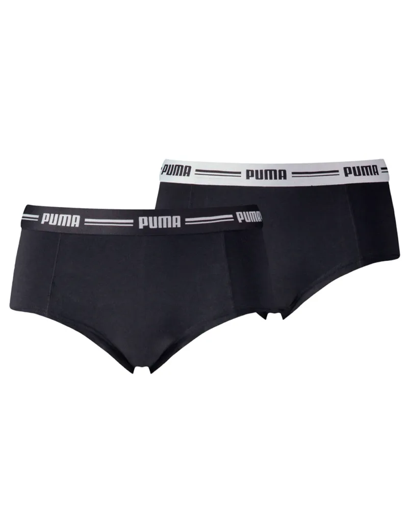 Puma Γυναικεία Boxer 2Pack Μαύρα 603033001-200