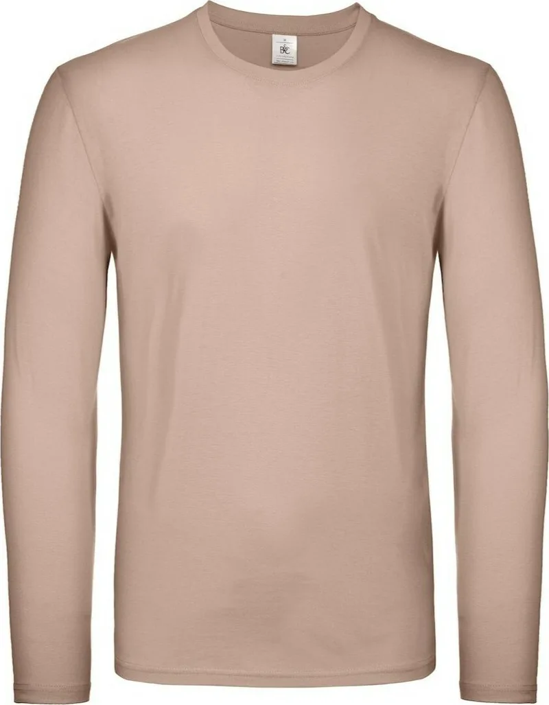 Mακρυμάνικο Ελαφρύ T-Shirt E150 LSL B & C TU05T Millennial Ροζ