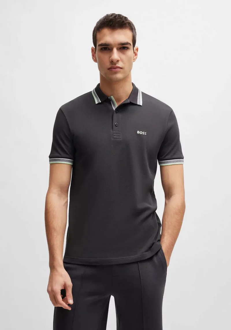 BOSS Polo Μπλούζα της σειράς Paddy - 50469055 016 Charcoal