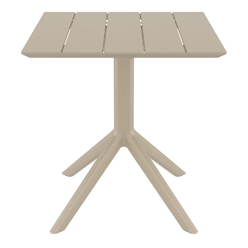 PARIS TAUPE 70X70X74εκ. ΤΡΑΠΕΖΙ ΠΟΛ/ΝΙΟΥ
