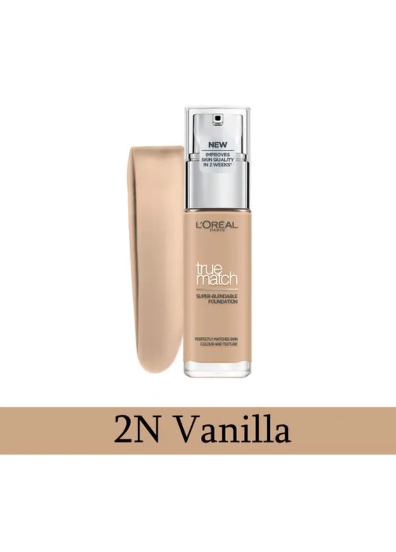 L'Oreal Paris & More - L'Oreal True Match Foundation 2N Vanilla 30ml