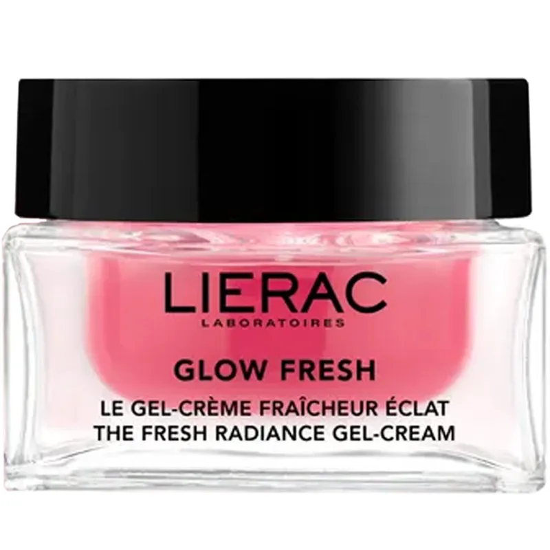 Lierac Glow Fresh The Radiance Gel-Cream Δροσερή Κρέμα-Τζελ Προσώπου για Λάμψη με Υαλουρονικό Οξύ & Πατενταρισμένη Αντιοξειδωτική Τουλίπα 50ml