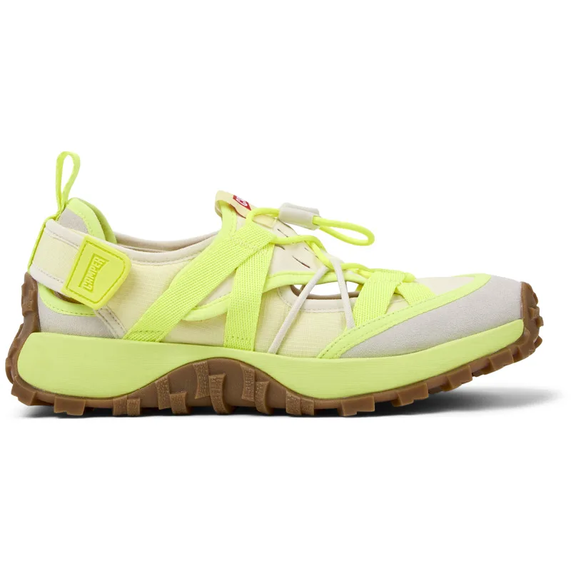 CAMPER Drift Trail VIBRAM - Sneakers Για Γυναικεία - Λευκό,Κίτρινο, Μέγεθος 40, Cotton fabric